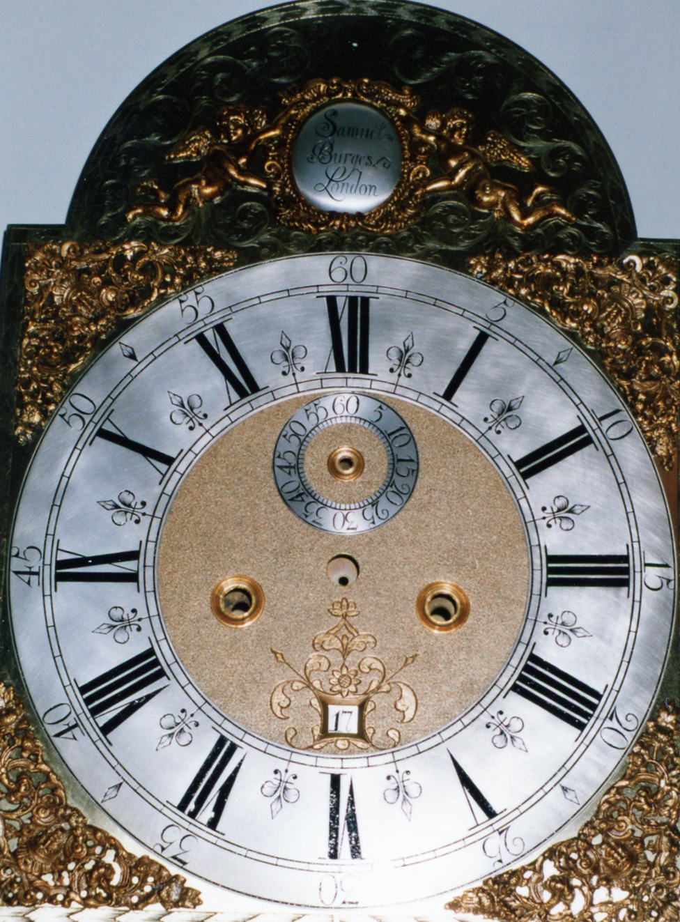 Antique clock Sam Burgess C. 1730