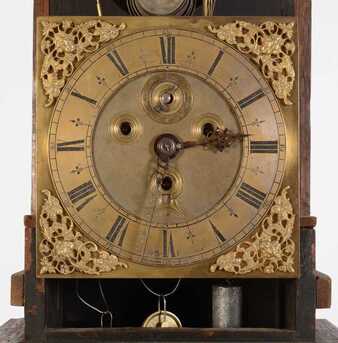 William Prevost musical clock dial